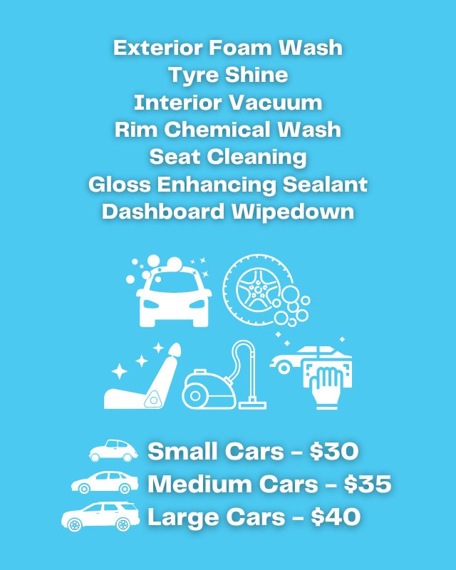 Singapore Car Wash & Grooming Service Bundle 4 - CARPOW SG